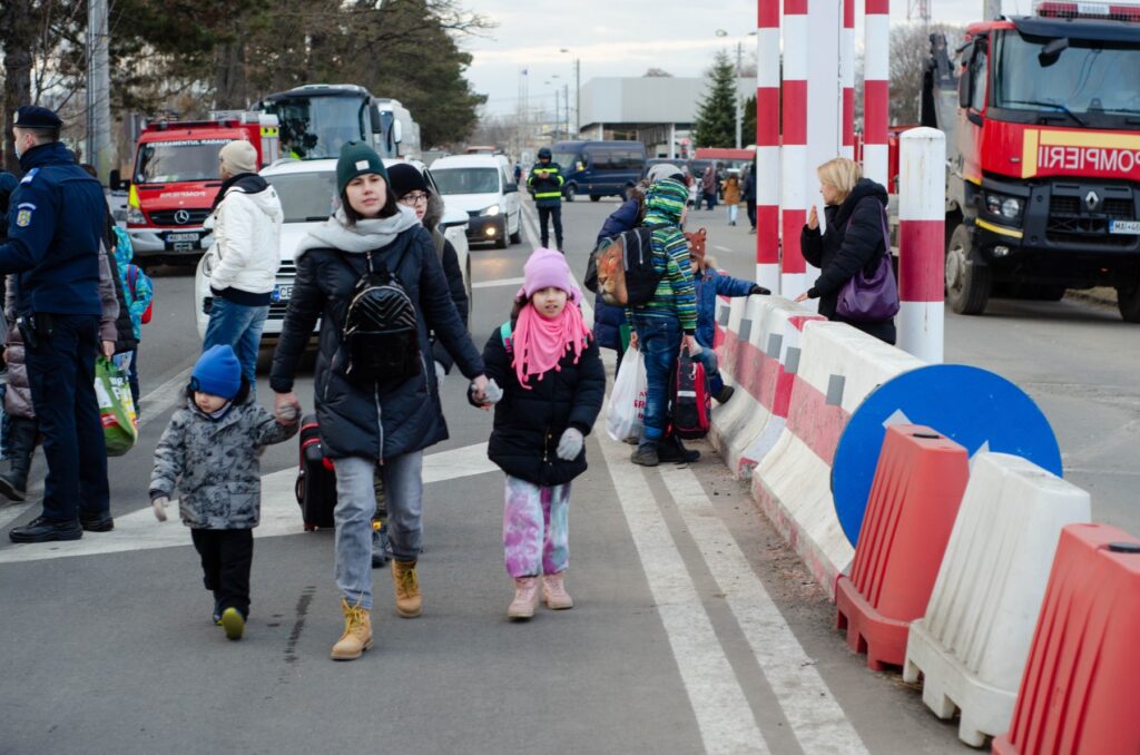 Siret-Border-Romania-February-26-2022-Ukrainian-Refugees