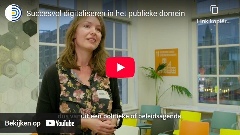 link naar youtube. Succesvol digitalisering in het publieke domein