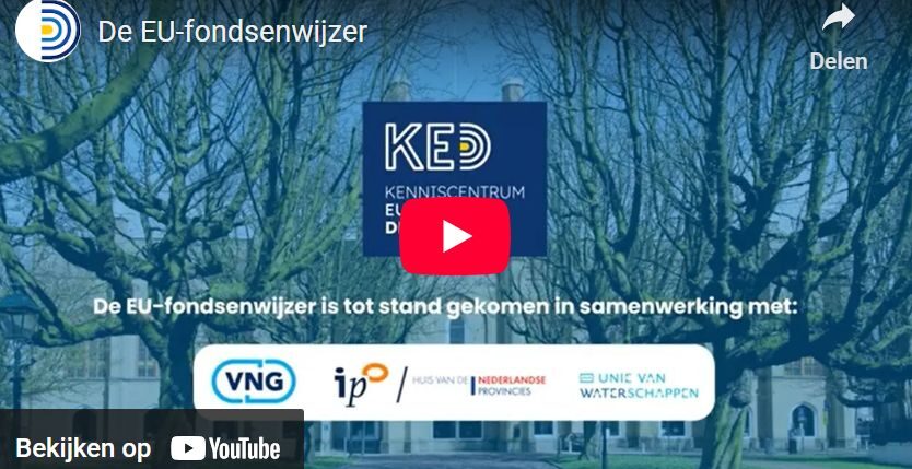 link naar youtube. Intro EU-fondsenwijzer
